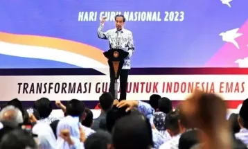 President Joko Widodo Attends Commemoration of 78th Anniversary of Indonesian Teachers Association, National Teachers Day 2023