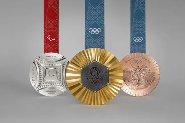 2024 Paris Olympic Medals Made From Eiffel Tower Fragment