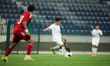Timnas Indonesia Kalahkan Uni Emirat Arab 1-0 Dalam Laga Ujicoba Jelang Piala Asia U-23 2024