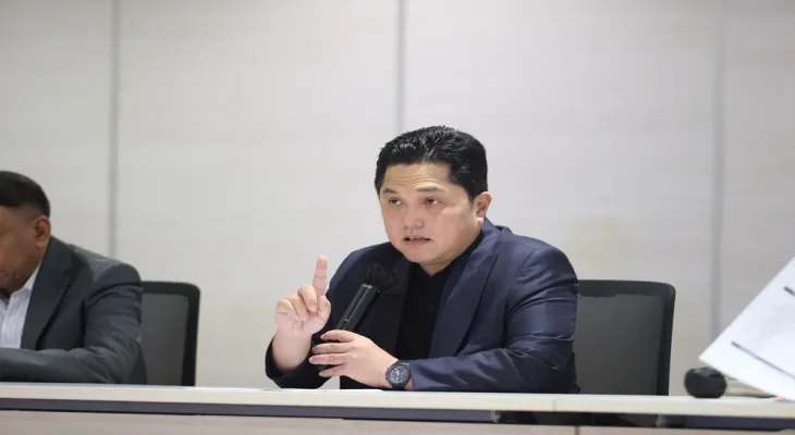 Erick Thohir Advocates Total Consolidation for “Garuda Mendunia”