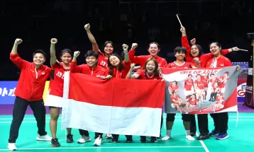 Indonesia Raih Gelar Runner Up di Piala Uber 2024