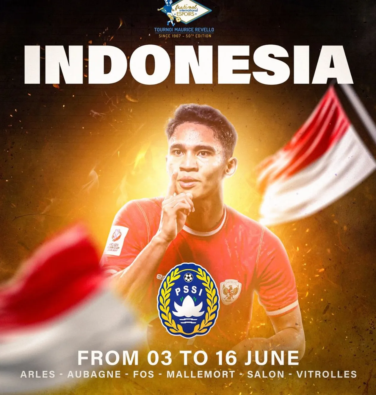 Timnas Indonesia U20 Akan Tampil di Tournoi Maurice Revello 2024