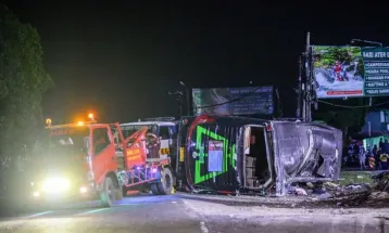 Pengakuan Sopir Bus Maut: Sempat Perbaiki Rem Saat Istirahat Makan Sore