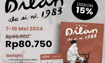 Pidi Baiq Rilis Novel Baru: Dilan 1983 Wo Ai Ni