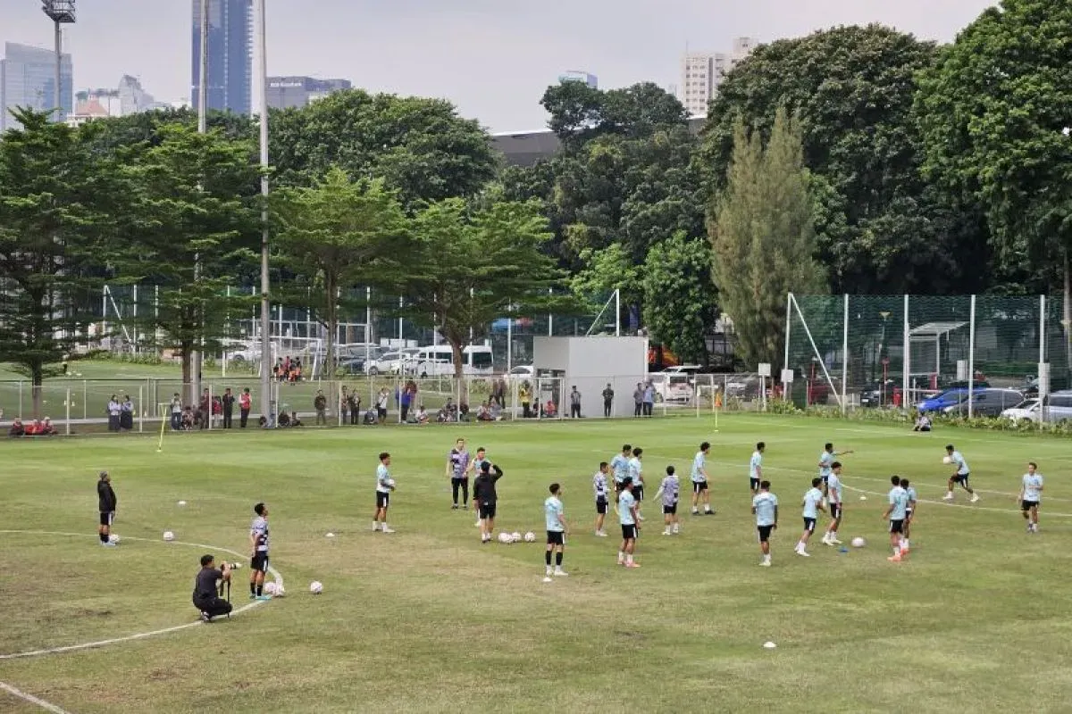 Timnas Indonesia Jalani Latihan Perdana, 4 Pemain Belum Bergabung