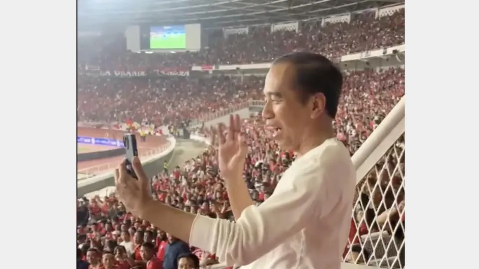 Jokowi Bakal Nonton Langsung Duel Timnas Indonesia vs Australia di GBK