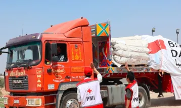 Indonesian Red Cross Sends 500 Tents for Gaza Refugees
