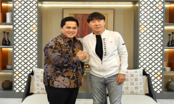 Erick Thohir Minta Shin Tae-yong Matangkan Tim dan Taktik, Persaingan Menuju Piala Dunia Makin Ketat