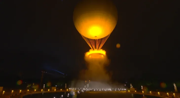 Api Olimpiade Terbang dengan Balon Udara, Apa Alasannya?