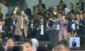 Maliq & D'Essentials Closes the 79th Indonesian Independence Day Ceremony with a Festive Performance