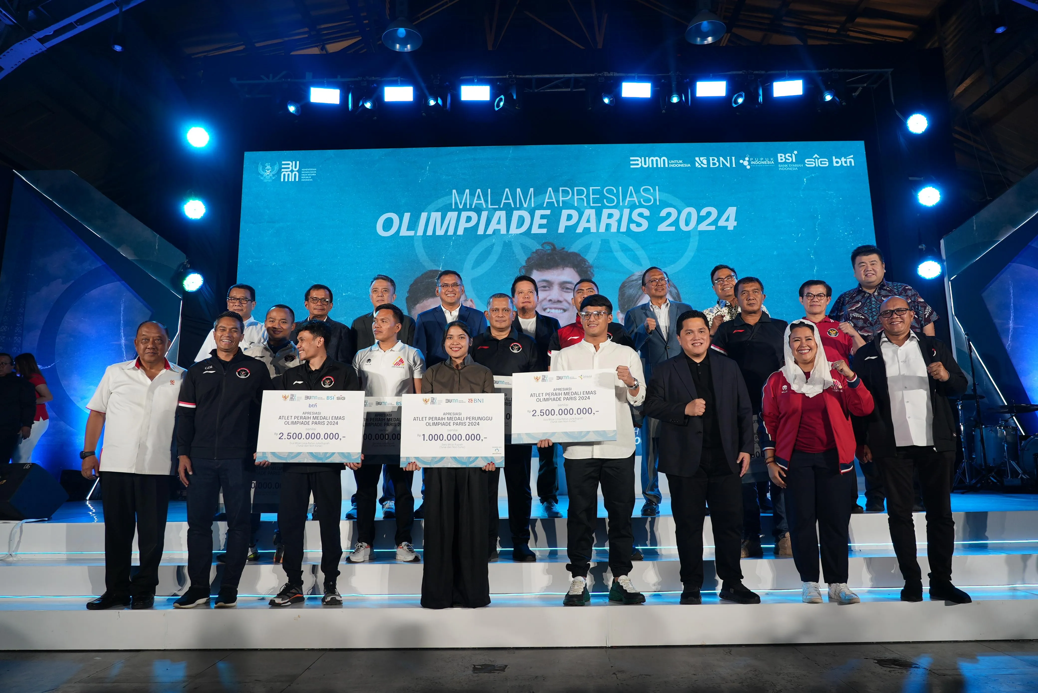 BUMN Guyur Bonus bagi Peraih Medali Olimpiade Paris 2024, Total Rp6 Miliar