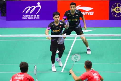 Kalahkan Wakil Prancis, Leo/Daniel Melaju ke 16 Besar Hong Kong Open 2024