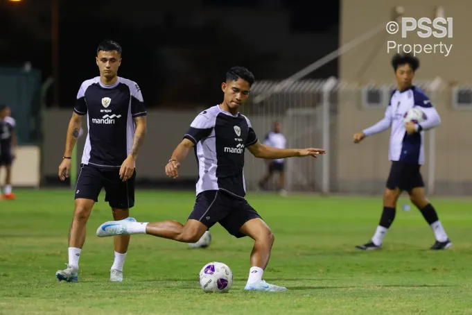 Pemain Timnas Indonesia Nikmati Sesi Latihan Kedua di Bahrain