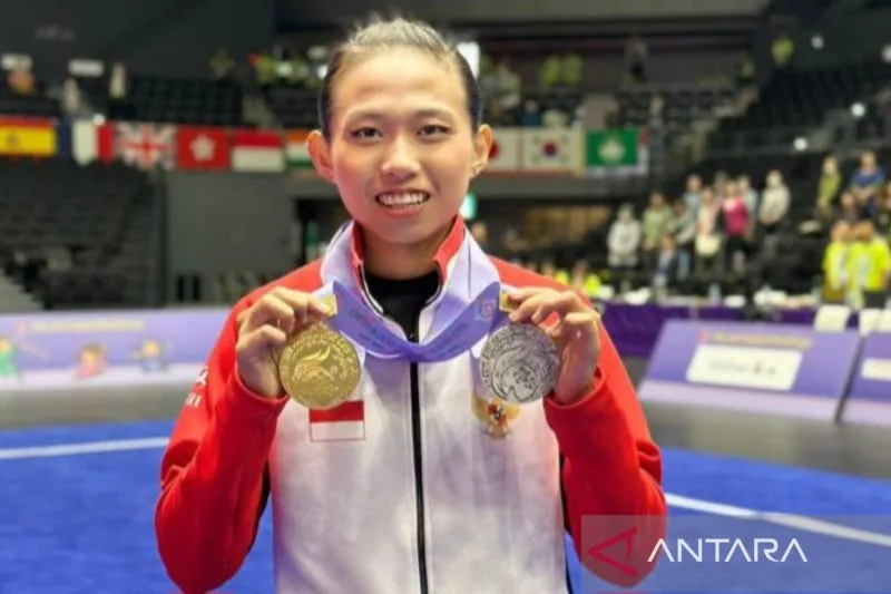 Tim Wushu Indonesia Raih Juara 3 dengan 7 Medali di The 3rd Taolu World Cup