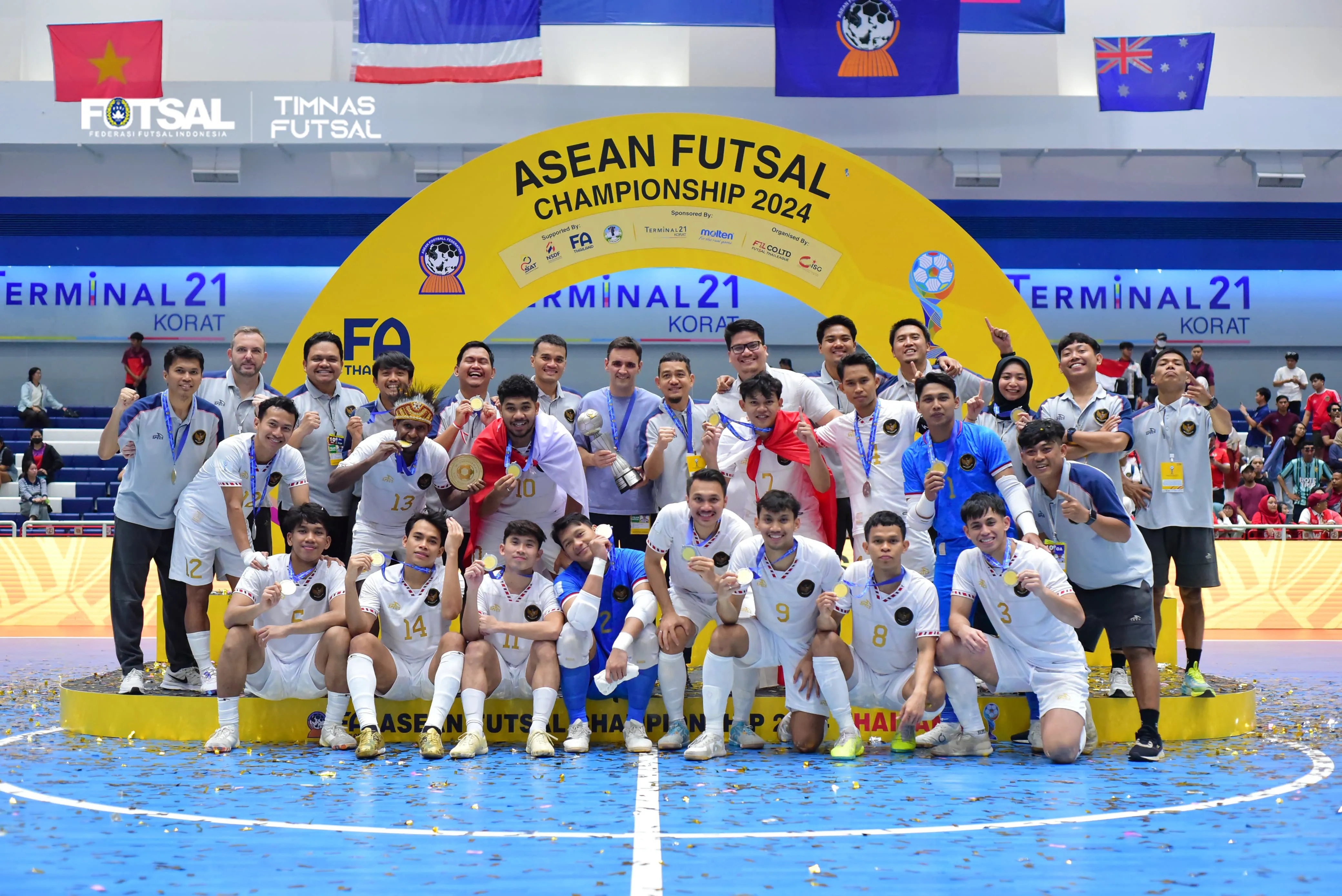 Timnas Futsal Indonesia Juara ASEAN Futsal Championship 2024