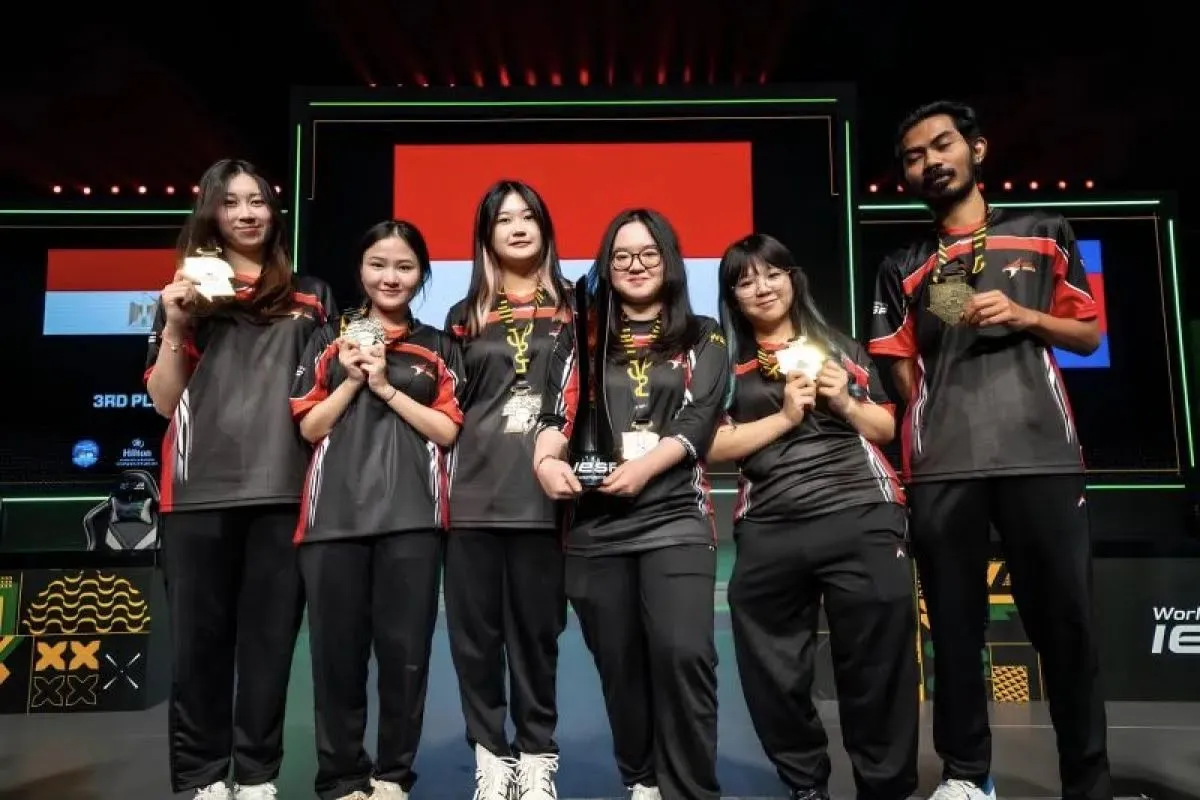 Timnas Mobile Legends Putri Raih Emas di IESF 2024