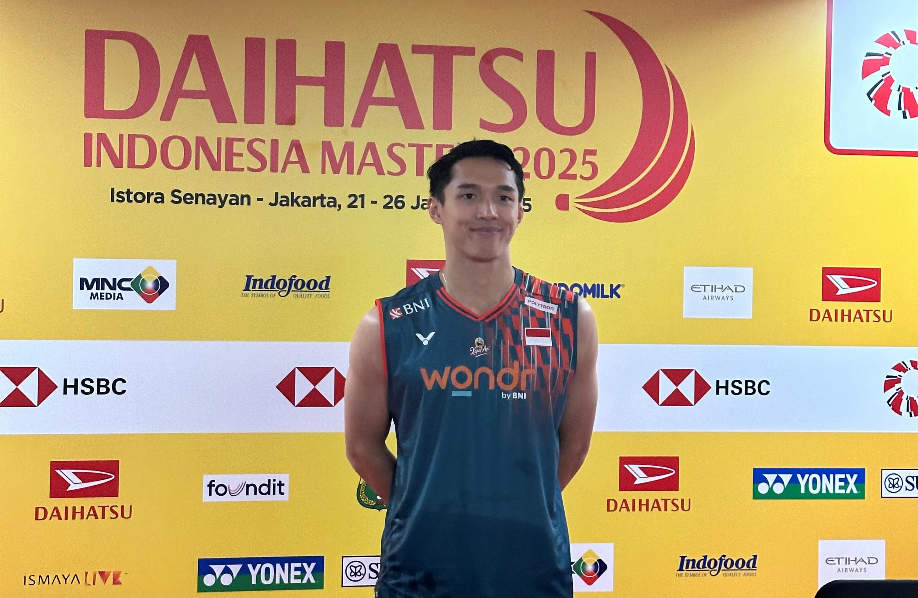 Kehadiran Anak Jadi Tambahan Motivasi Jonatan Lolos ke Final Indonesia Masters 2025